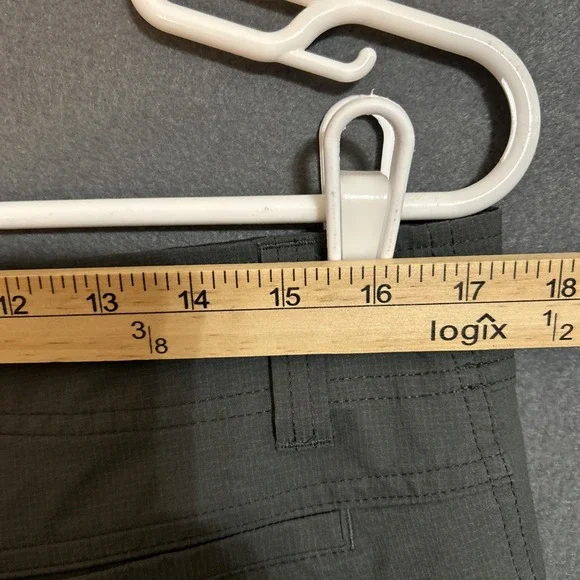 Kuhl Silencr Kargo Shorts Mens 35 Gray Hiking Outdoors Stretch Travel Logo - Picture 9 of 11